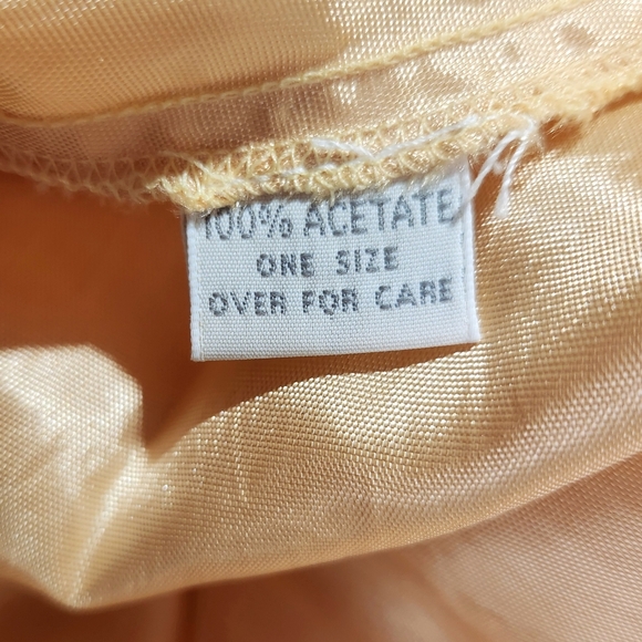 Krista Larson | Wearable Art | Butter Yellow Dual Layer Long Spring Slip Dress - Picture 12 of 16